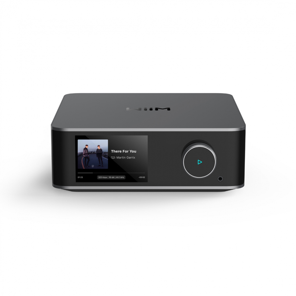 WiiM Ultra Netzwerkplayer mit HDMI ARC, Touchscreen & Chromecast, dunkelgrau