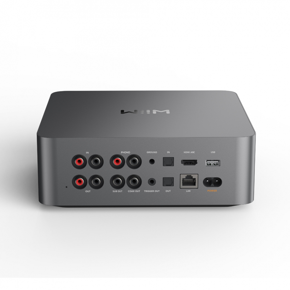WiiM Ultra Netzwerkplayer mit HDMI ARC, Touchscreen & Chromecast, dunkelgrau