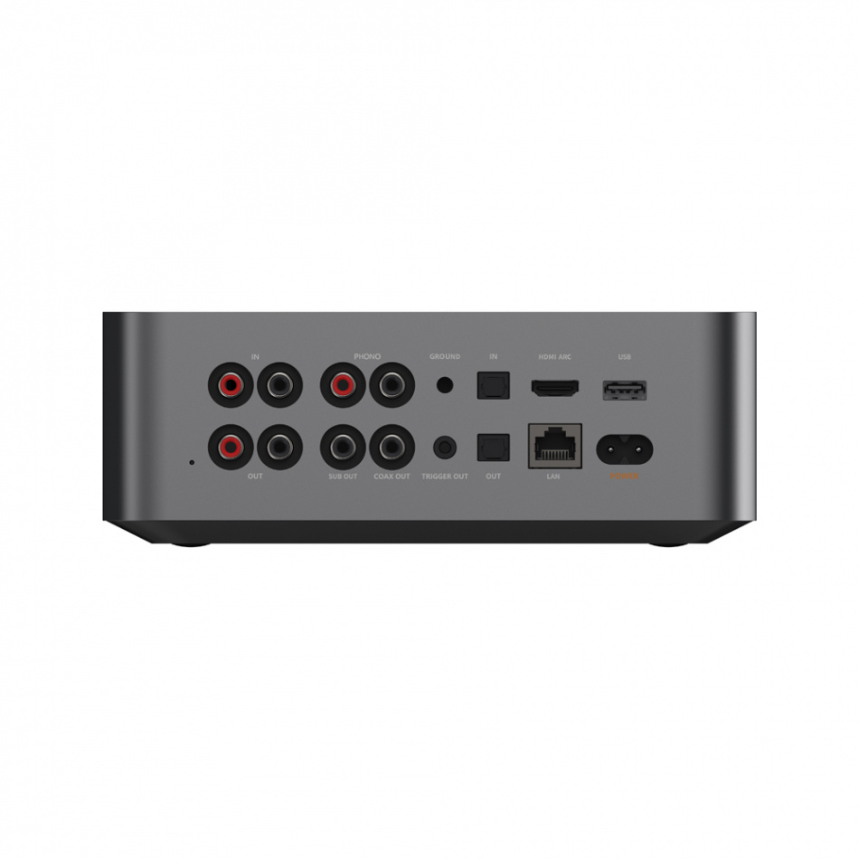 WiiM Ultra Netzwerkplayer mit HDMI ARC, Touchscreen & Chromecast, dunkelgrau