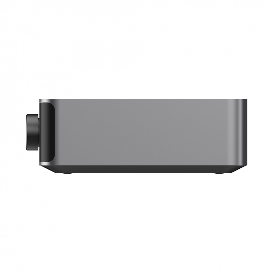 WiiM Ultra Netzwerkplayer mit HDMI ARC, Touchscreen & Chromecast, dunkelgrau
