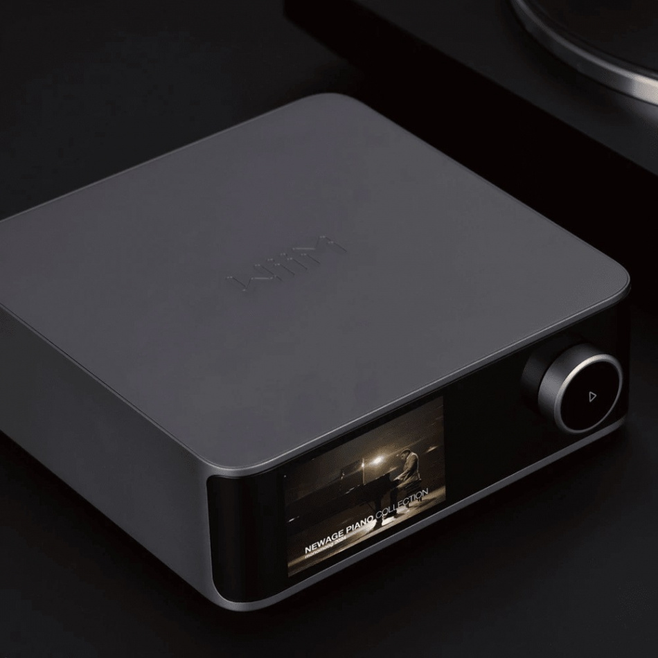 WiiM Ultra Netzwerkplayer mit HDMI ARC, Touchscreen & Chromecast, dunkelgrau