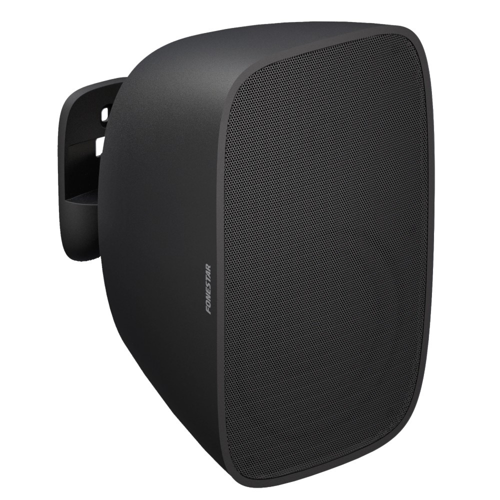 Fonestar SONORA-5AWN, aktiver WLAN-Wandlautsprecher, schwarz