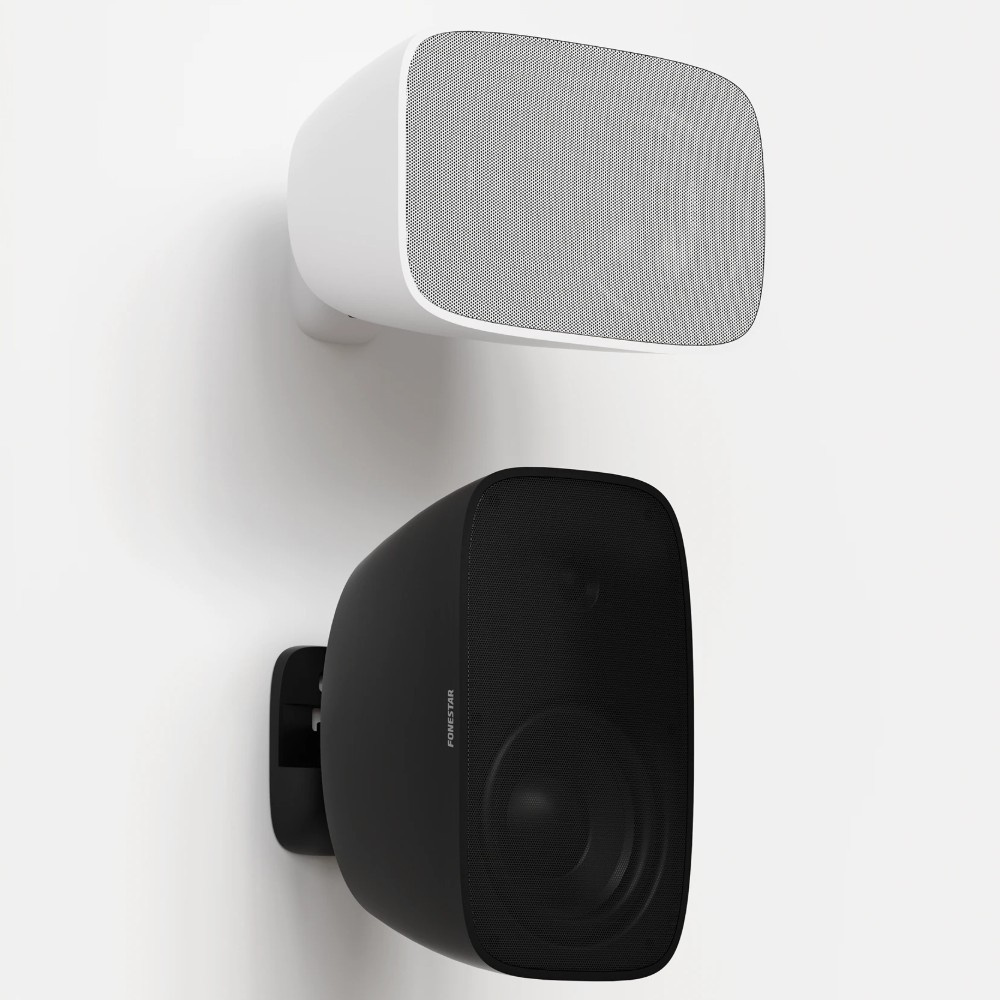 Fonestar SONORA-5AWN, aktiver WLAN-Wandlautsprecher, schwarz