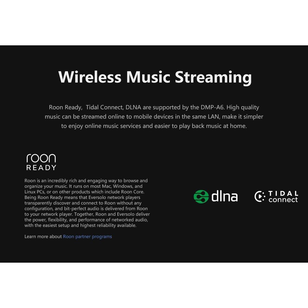 Eversolo DMP-A6 Gen 2 Netzwerkplayer, schwarz