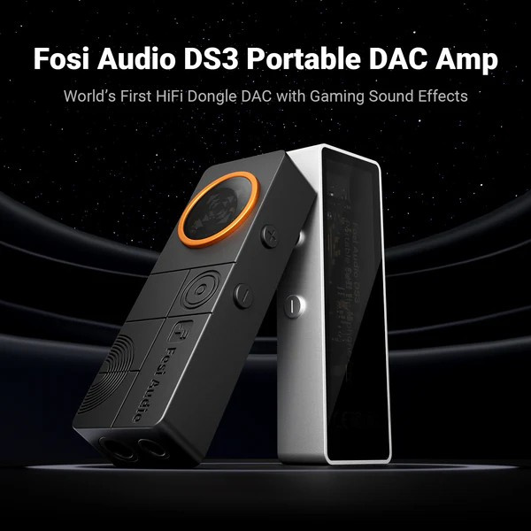 Fosi Audio DS3 portabler DAC & Kopfhörerverstärker, Galaxy