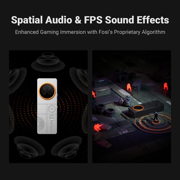 Fosi Audio DS3 portabler DAC & Kopfhörerverstärker, Galaxy