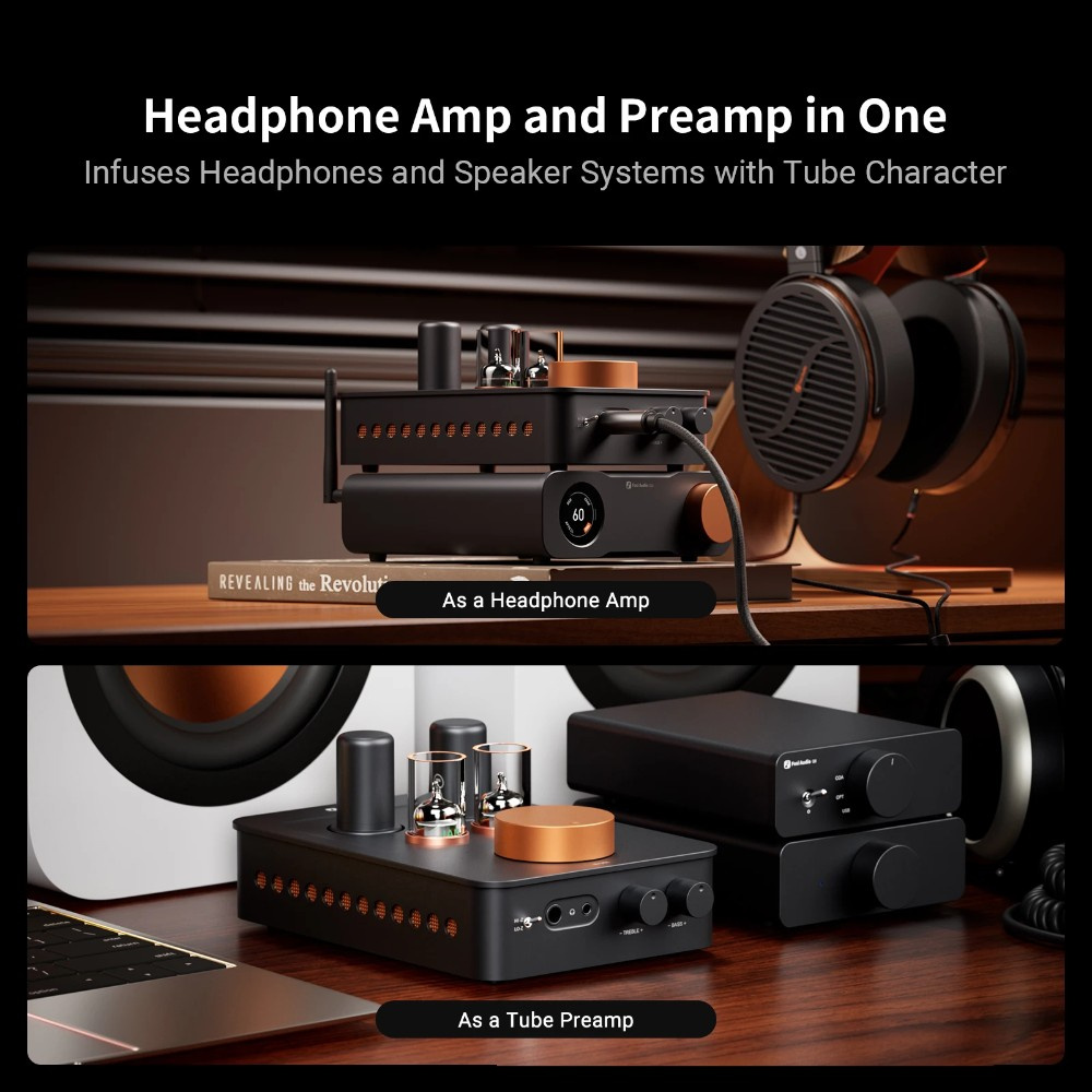 Fosi Audio GR70, Röhren-Kopfhörerverstärker