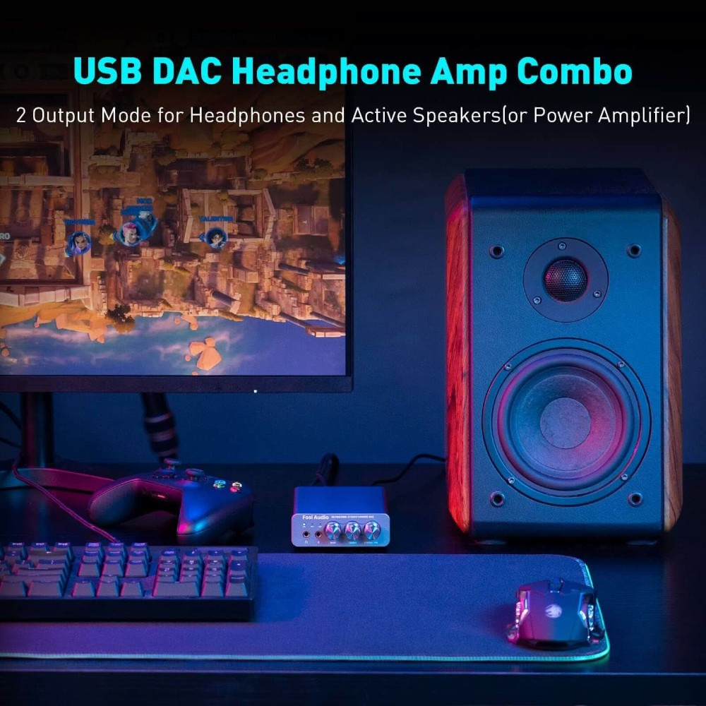 Fosi Audio K5 Pro, Kopfhörerverstärker & DAC