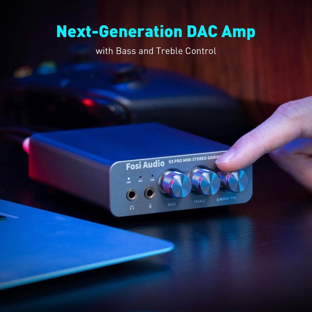 Fosi Audio K5 Pro, Kopfhörerverstärker & DAC