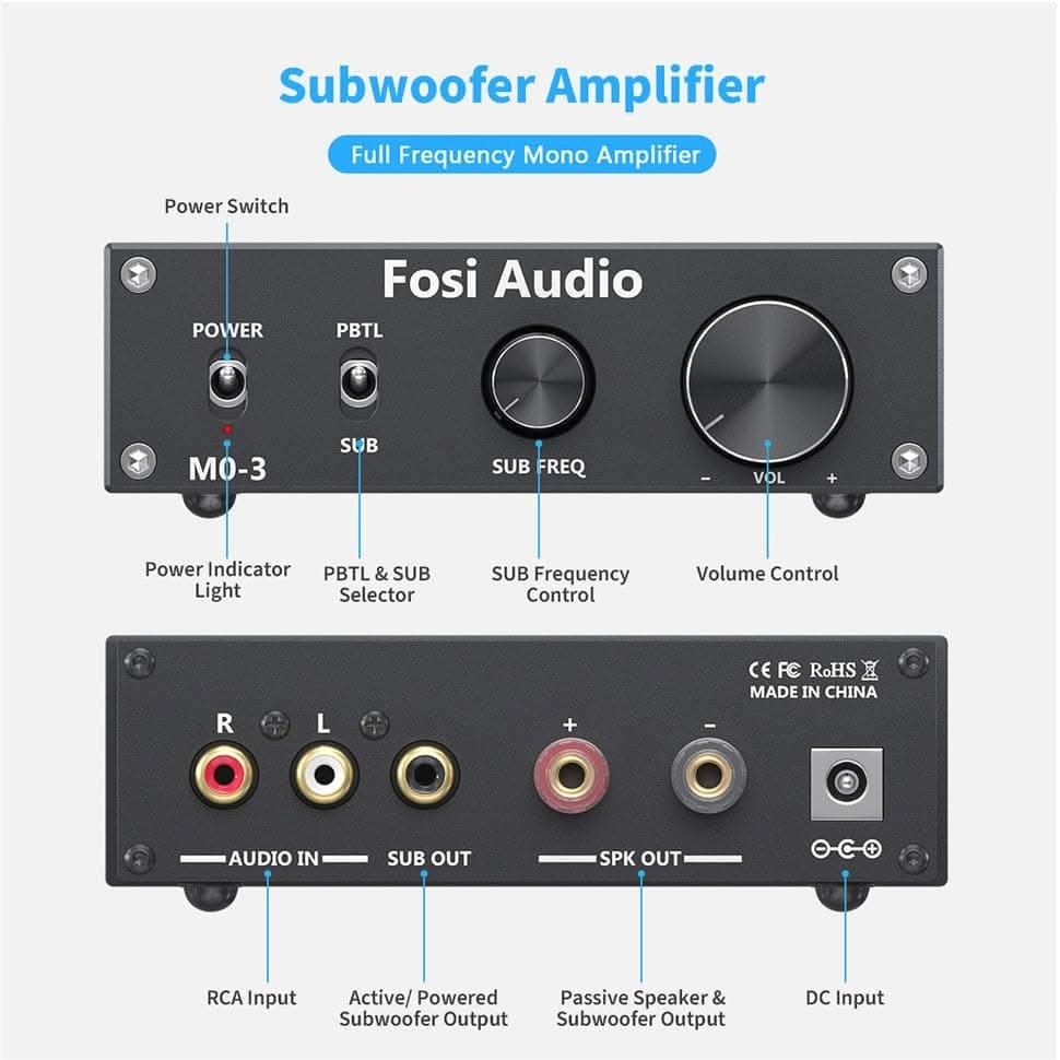 Fosi Audio M03, Mono-Endstufe