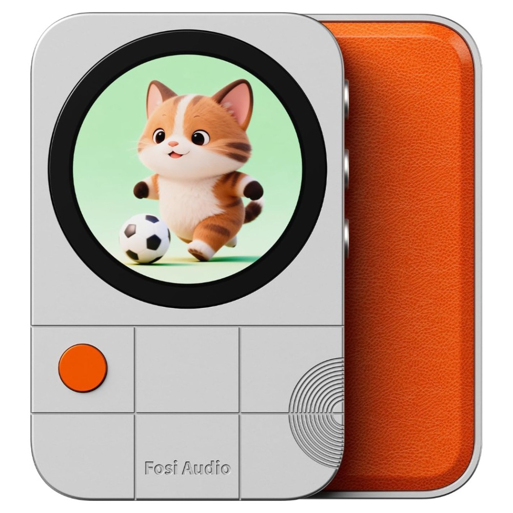 Fosi Audio MD3 tragbarer magnetischer DAC/Kopfhörerverstärker, Silber