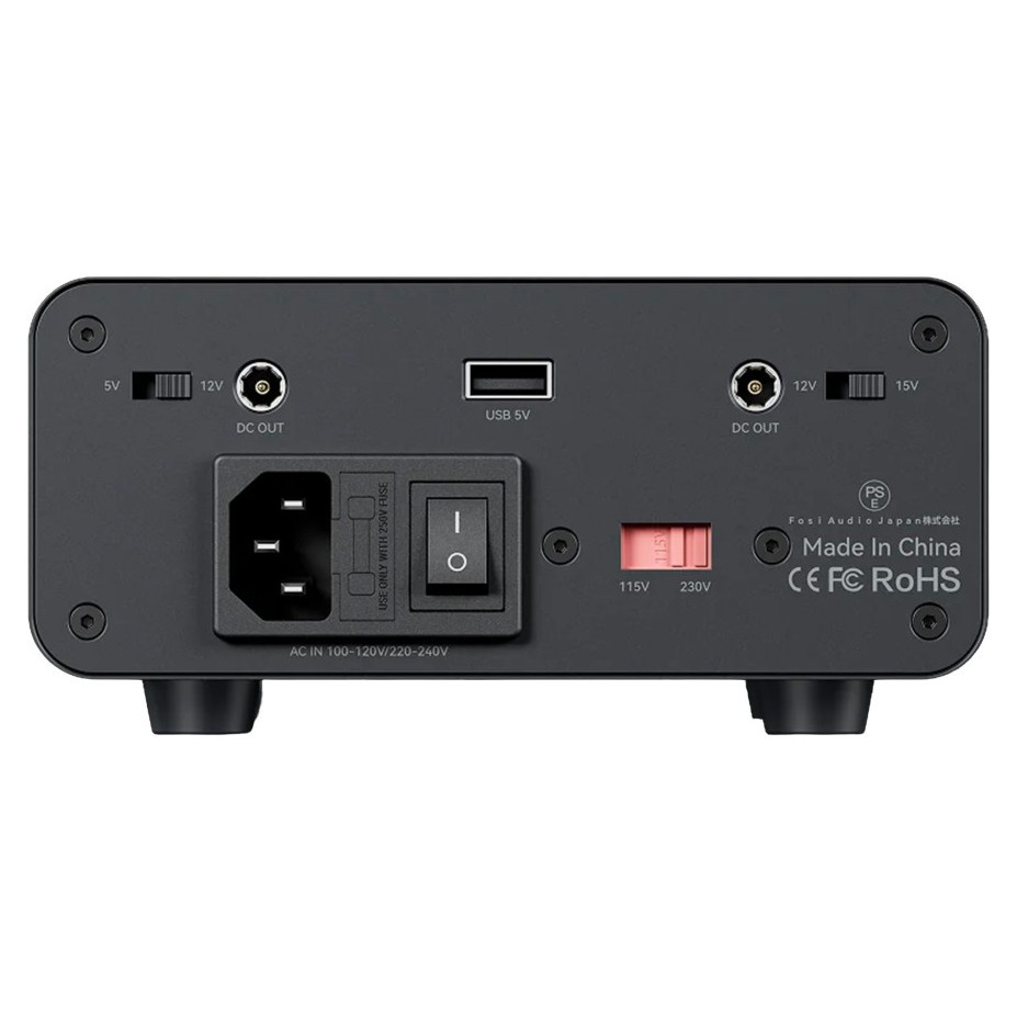 Fosi Audio PSU20, lineares Netzteil mit drei Ausgängen