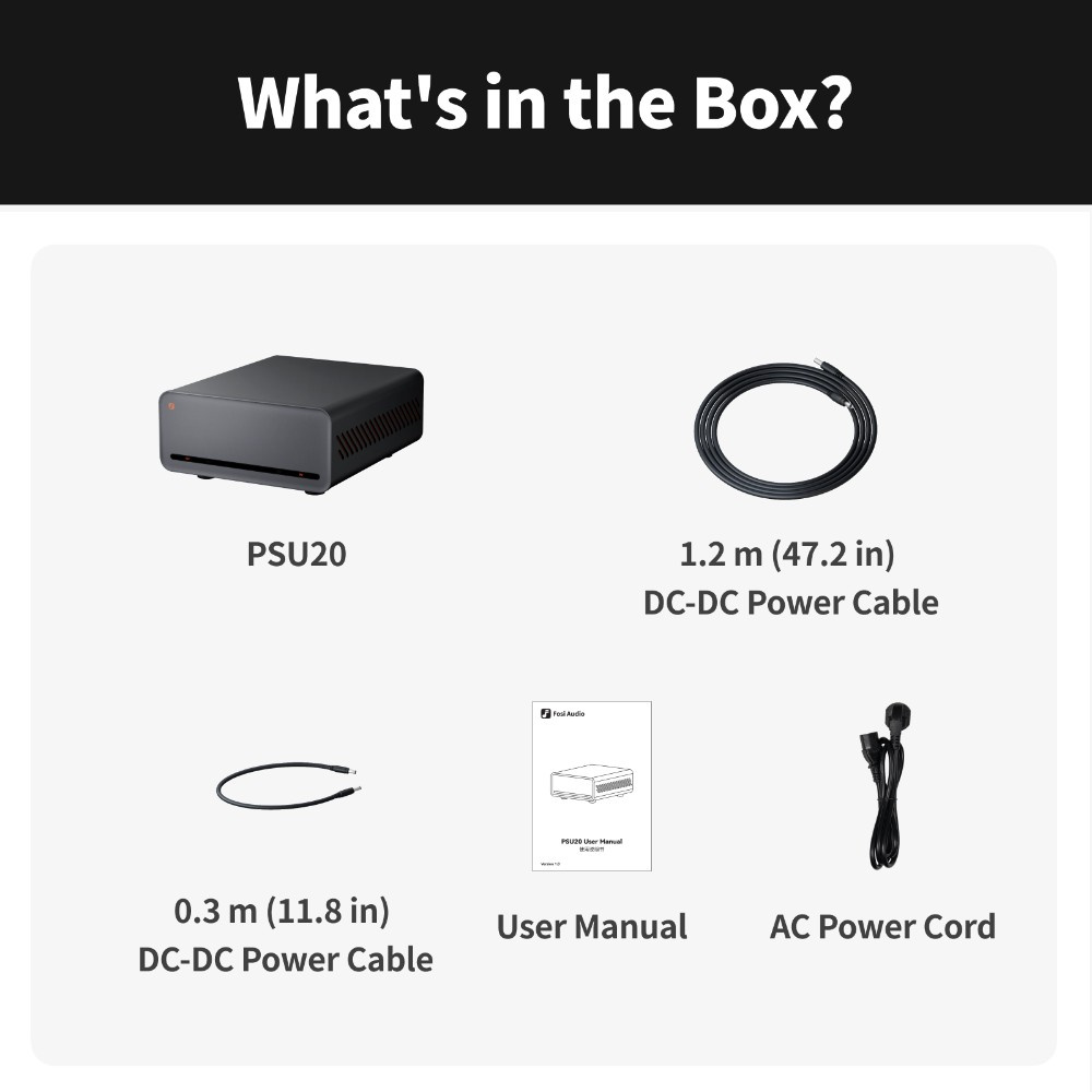 Fosi Audio PSU20, lineares Netzteil mit drei Ausgängen