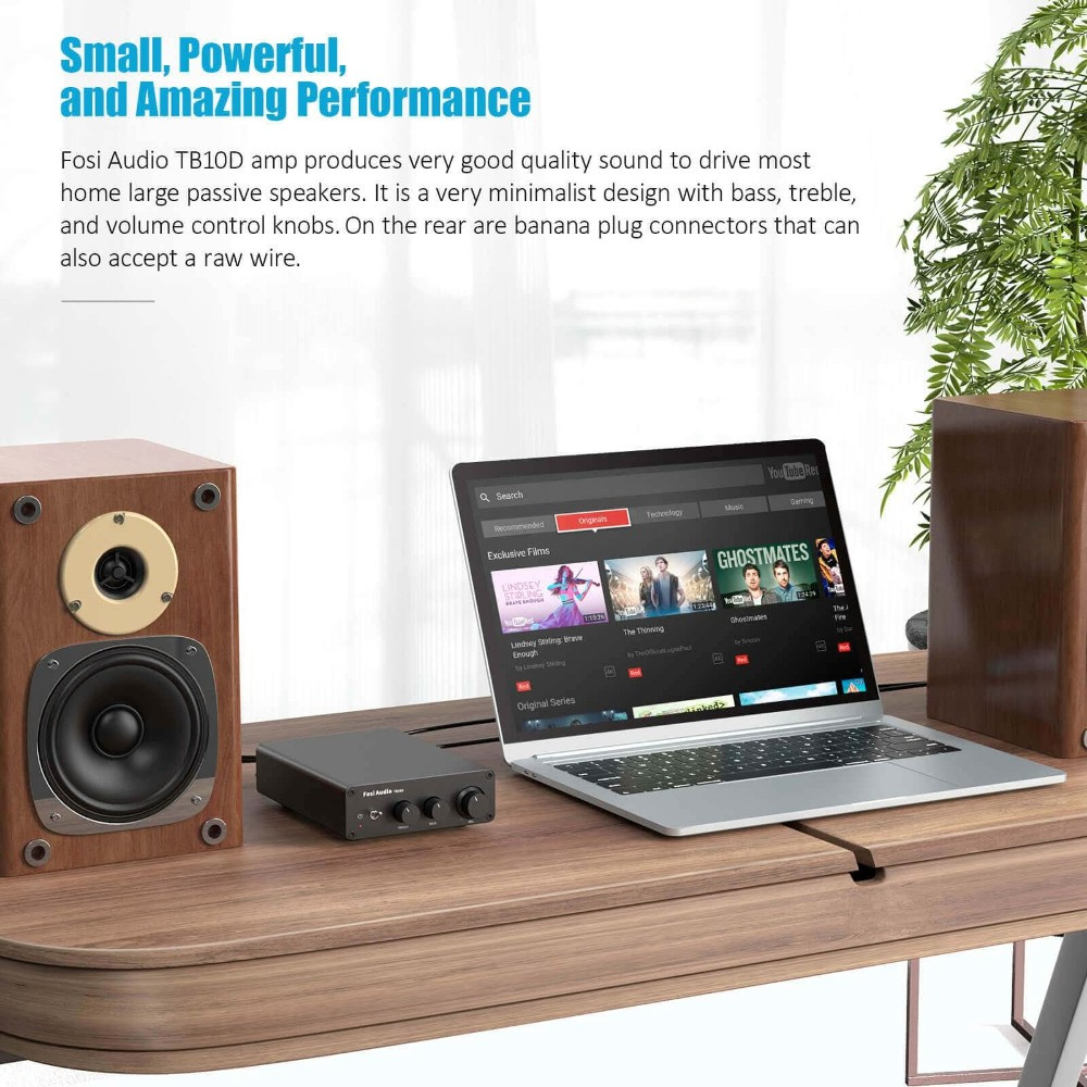 Fosi Audio TB10D, Stereoverstärker mit 32V-Netzteil