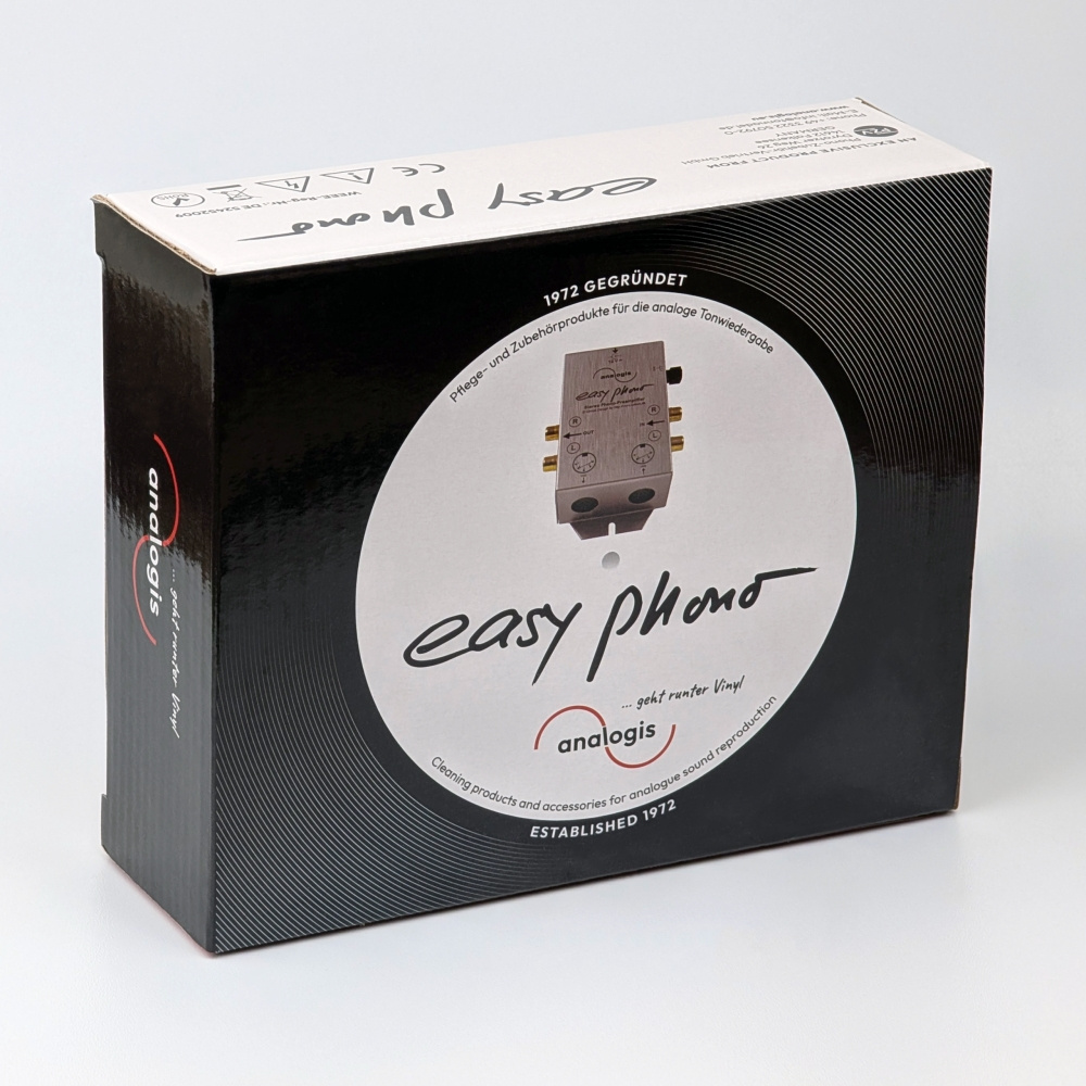 Analogis Easy Phono RIAA-Vorverstärker mit DIN und RCA