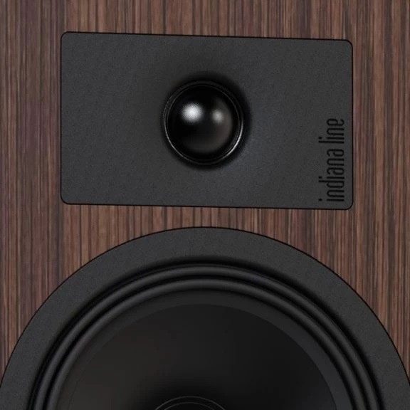 Indiana Line Tesi 3 Standlautsprecher, Paar in Mocha-Holz