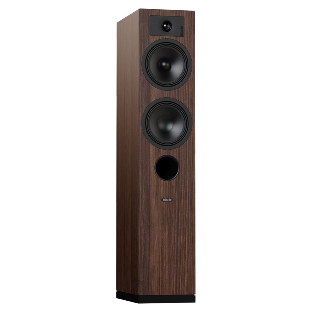 Indiana Line Tesi 5 Standlautsprecher, Paar in Mocha-Holz