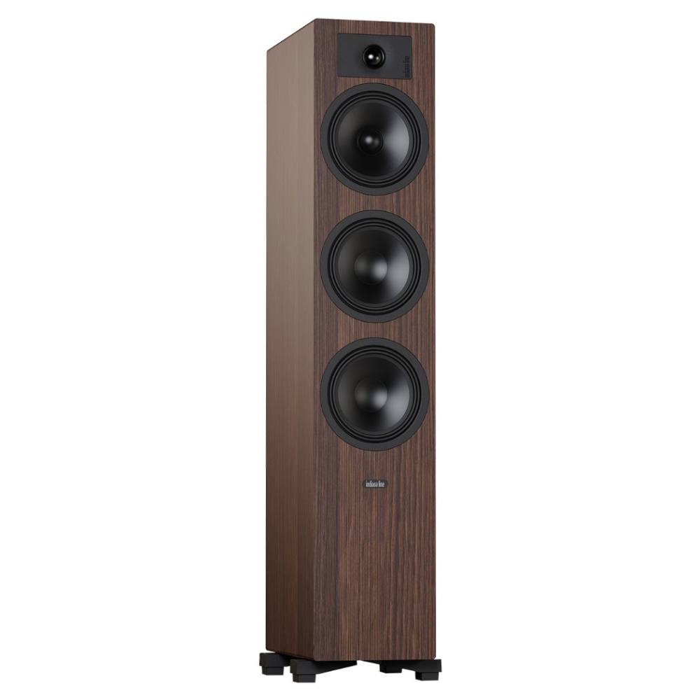 Indiana Line Tesi 6 Standlautsprecher, Paar aus mocha-Holz