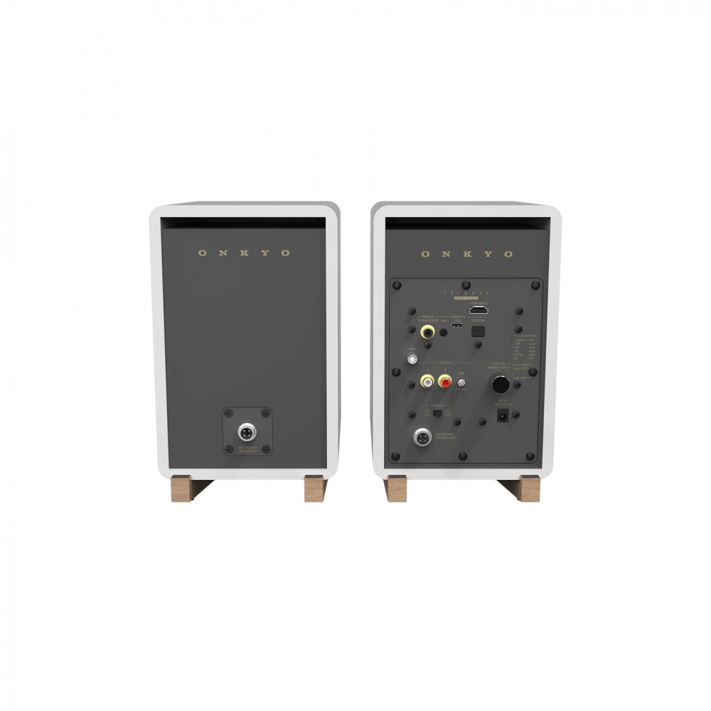 Onkyo GX-30ARC aktive Regallautsprecher, weiß