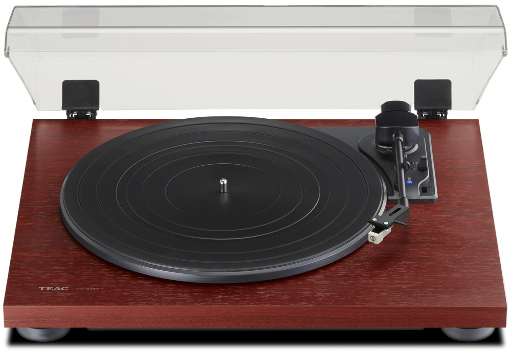 Teac TN-180BT-A3, Plattenspieler mit BT & RIAA-Stufe, Kirsche
