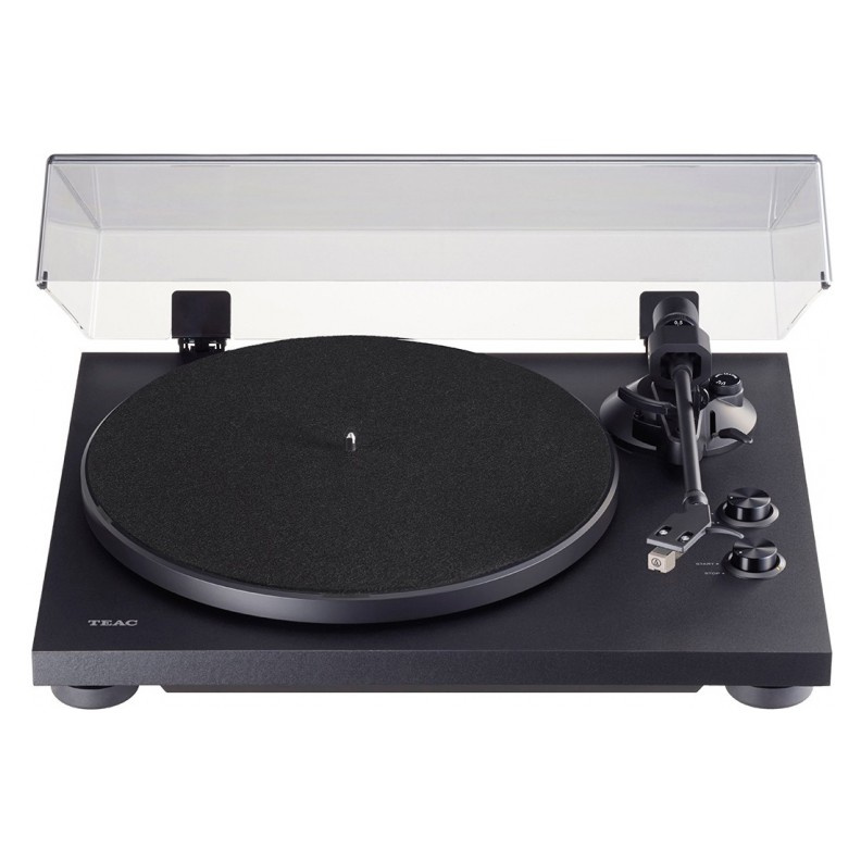 Teac TN-280BT-A3, Plattenspieler mit AT-3600L-Tonabnehmer, BT- & RIAA-Vorverstärker, schwarz
