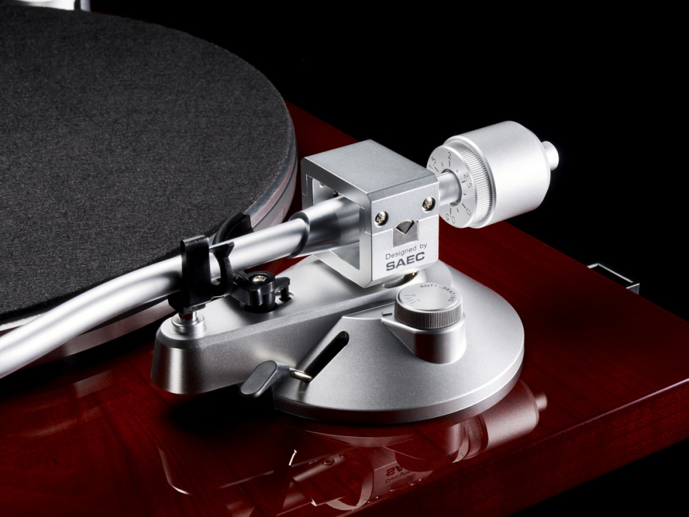 Teac TN-3B Plattenspieler mit RIAA- & USB-Ausgang, Kirsche