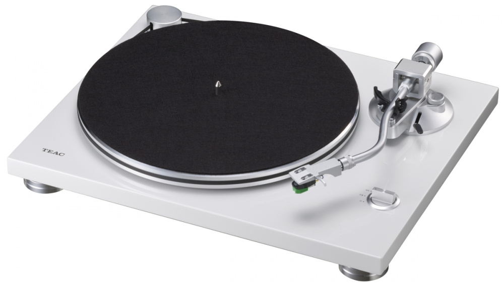Teac TN-3B Plattenspieler mit RIAA- & USB-Ausgang, weiß
