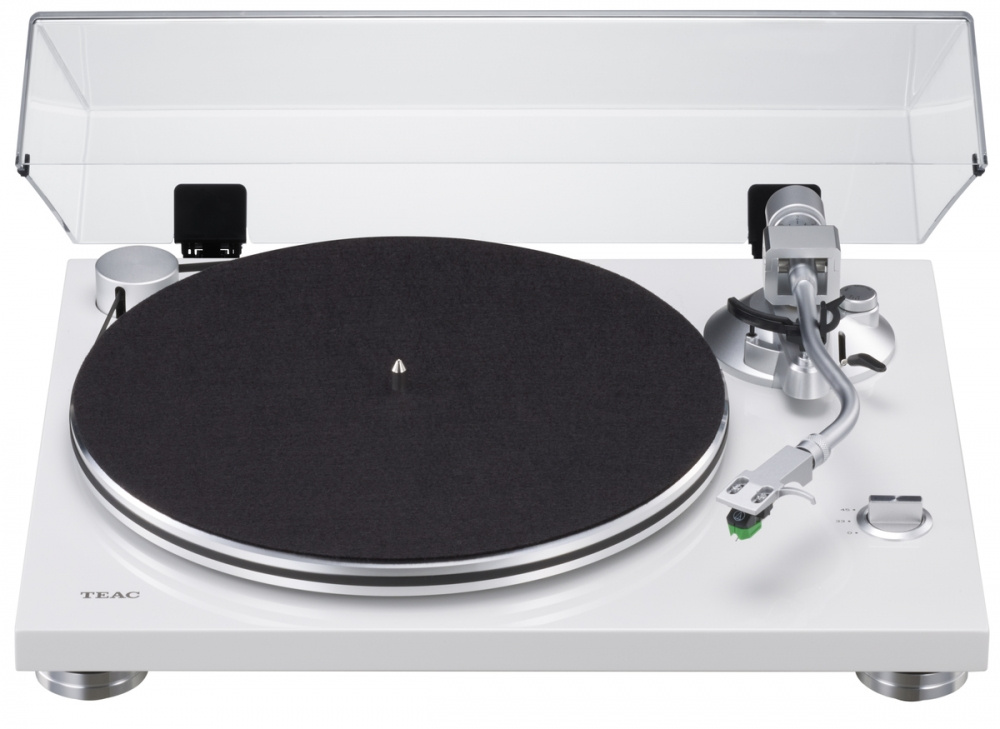 Teac TN-3B Plattenspieler mit RIAA- & USB-Ausgang, weiß