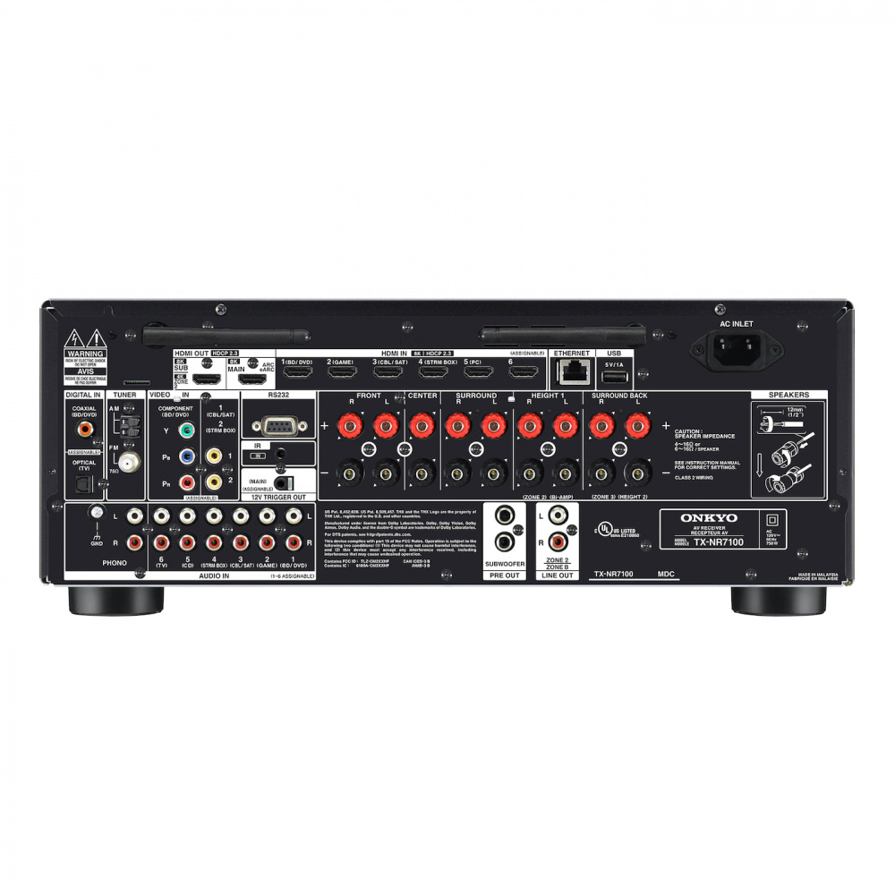 Onkyo TX-NR7100 Heimkino-Verstärker, schwarz