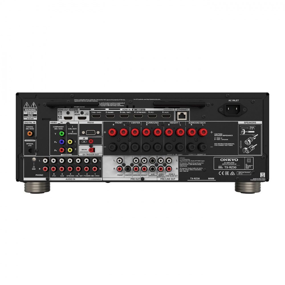 Onkyo TX-RZ30, 9.2-Kanal-Heimkino-Receiver, schwarz