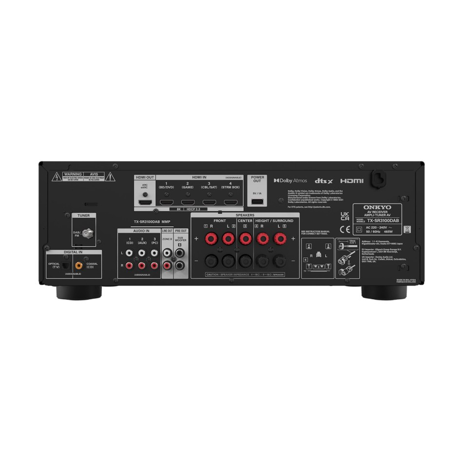 Onkyo TX-SR3100 Heimkino-Verstärker, schwarz
