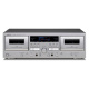 Teac W-1200 Doppel-Kassettendeck mit Digitalisierungsfunktion, Silber Teac W-1200 Doppel-Kassettendeck mit Digitalisierungsfunktion, Silber