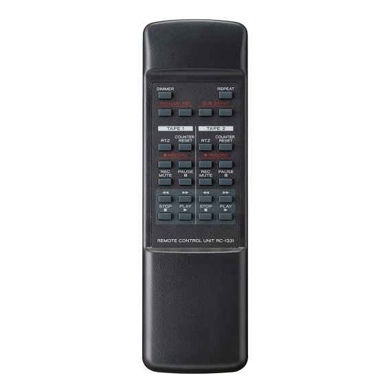Teac W-1200 Doppel-Kassettendeck mit Digitalisierung, schwarz