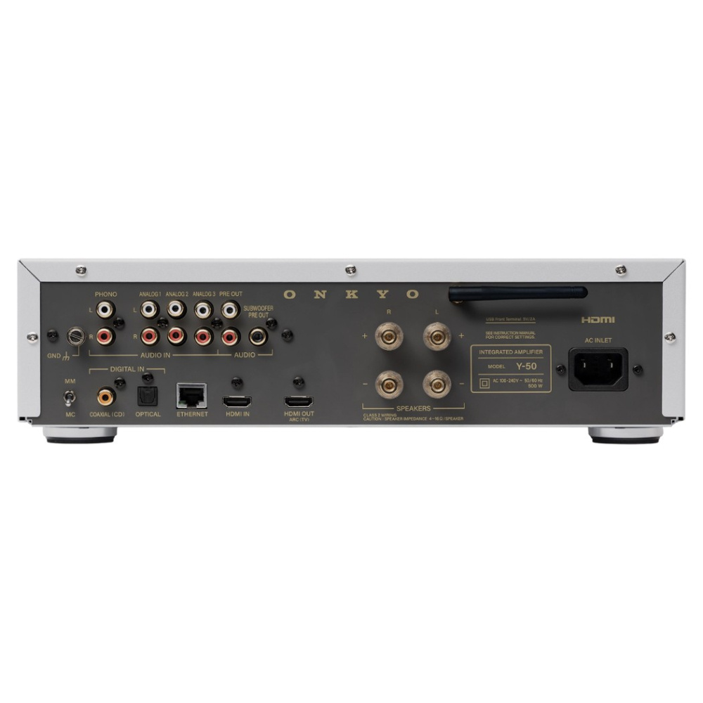 Onkyo Muse Y-50 Streaming-Verstärker, silber