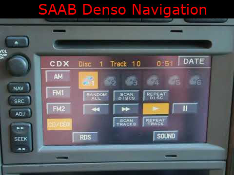 Saab Lenkradsteuerung - Denso NAV