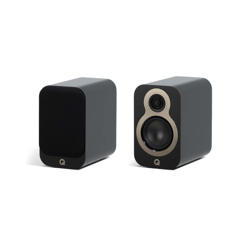 Q Acoustics 3010c Regallautsprecher, matt schwarz