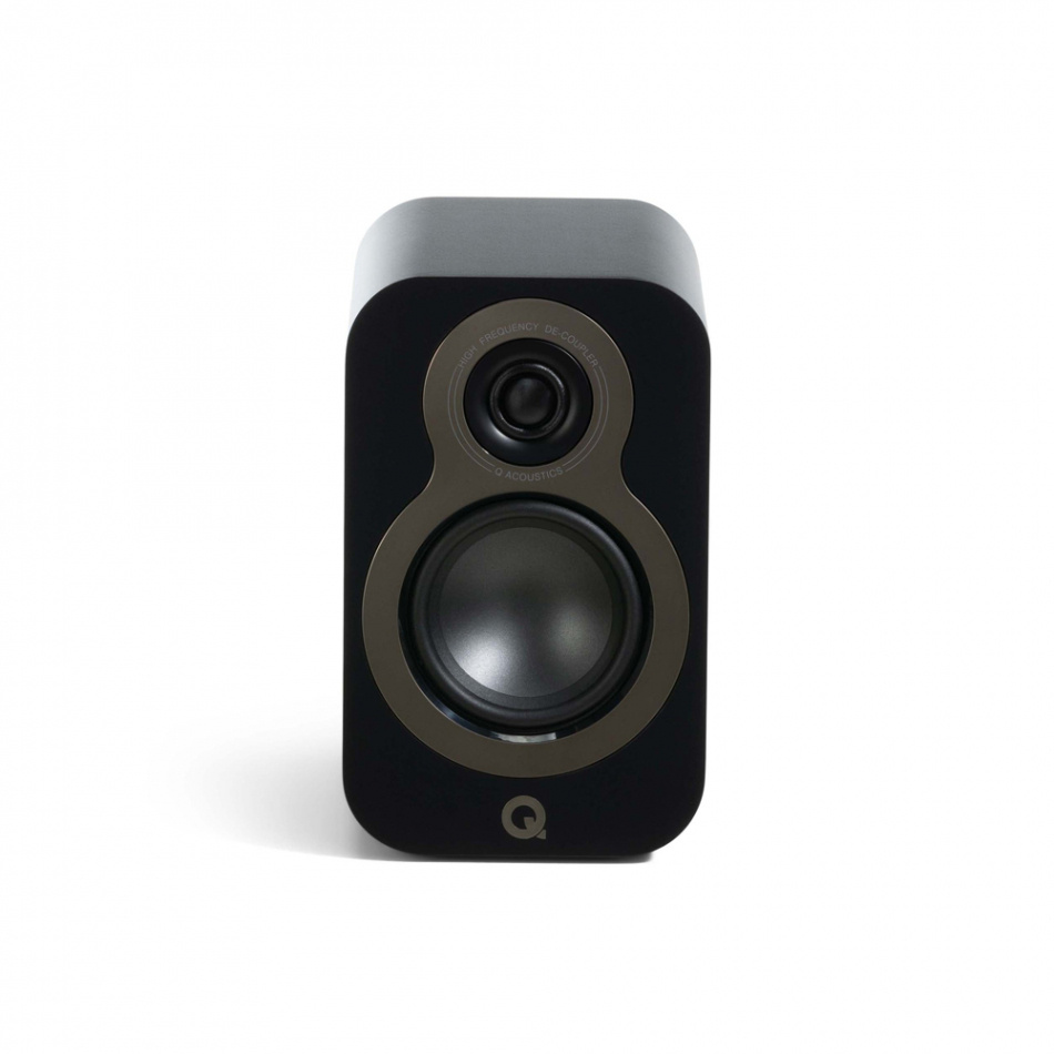 Q Acoustics 3010c Regallautsprecher, matt schwarz