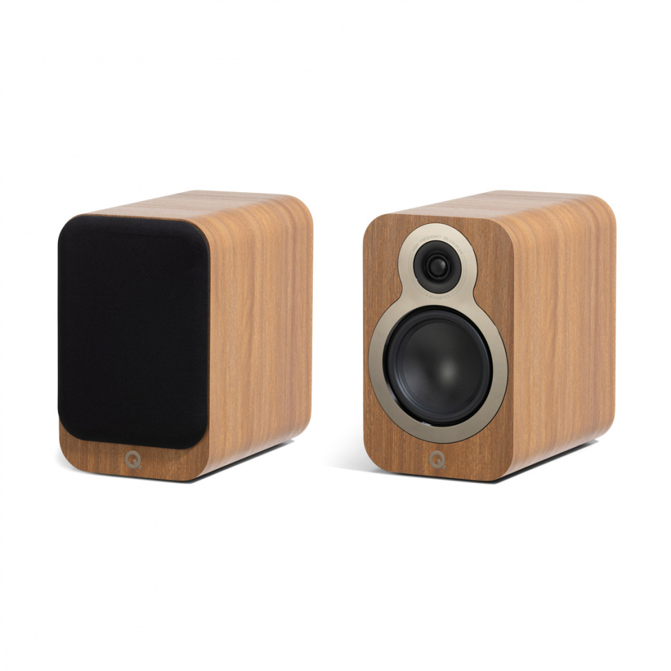 Q Acoustics 3030c Regallautsprecher, Eiche