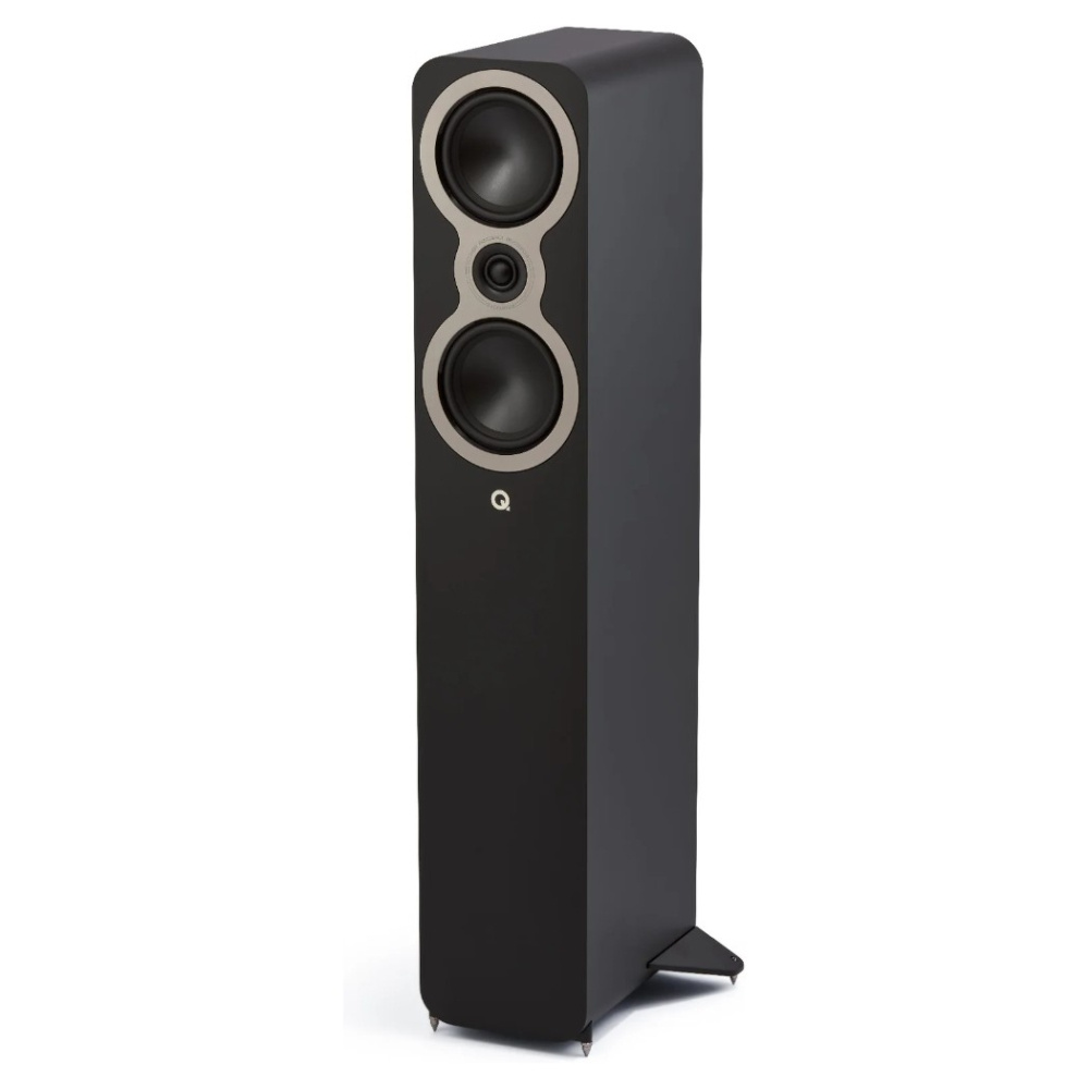 Q Acoustics 3040c Standlautsprecher, mattschwarzes Paar