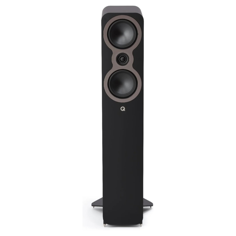 Q Acoustics 3040c Standlautsprecher, mattschwarzes Paar
