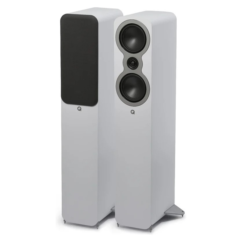Q Acoustics 3040c Standlautsprecher, mattweißes Paar