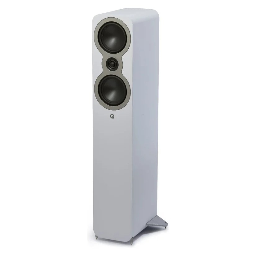Q Acoustics 3040c Standlautsprecher, mattweißes Paar