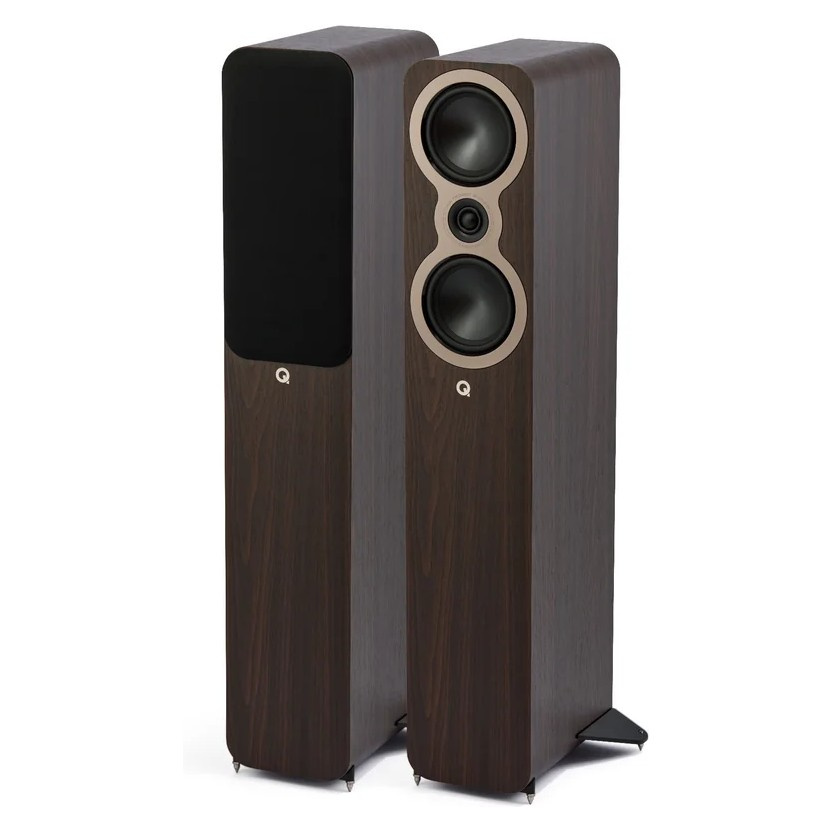 Q Acoustics 3040c Standlautsprecher, Walnuss Paar