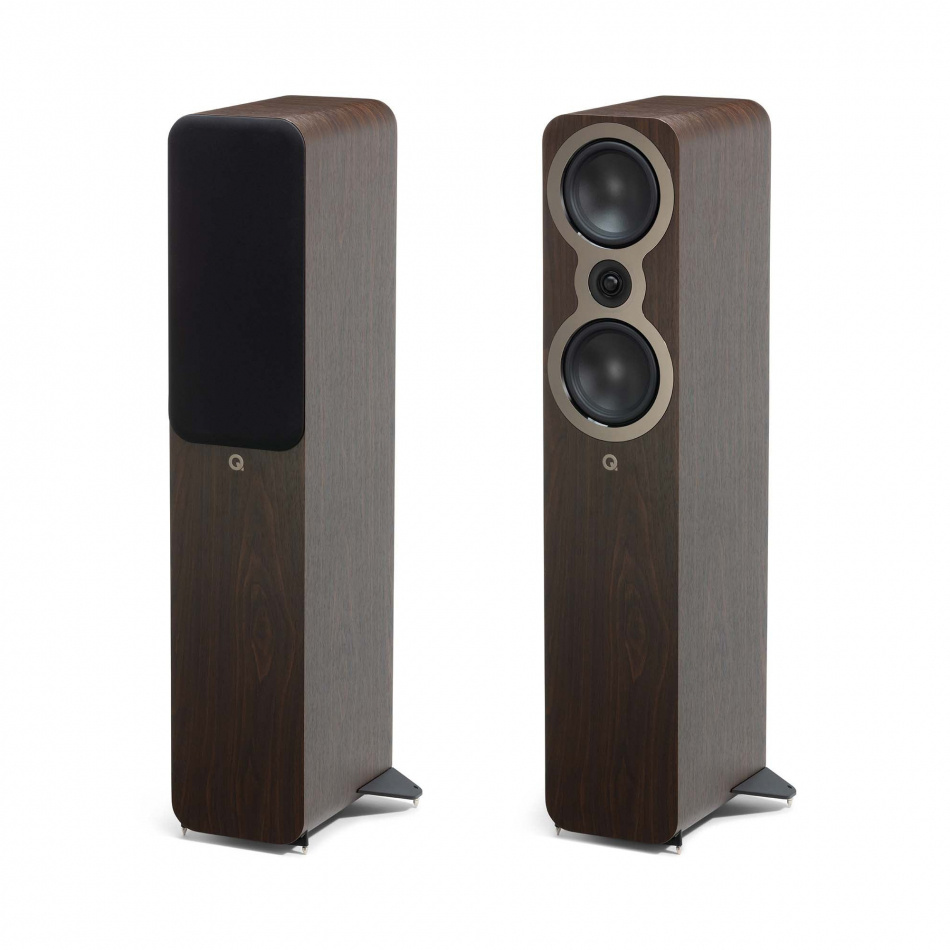 Q Acoustics 3050c Standlautsprecher, Walnuss