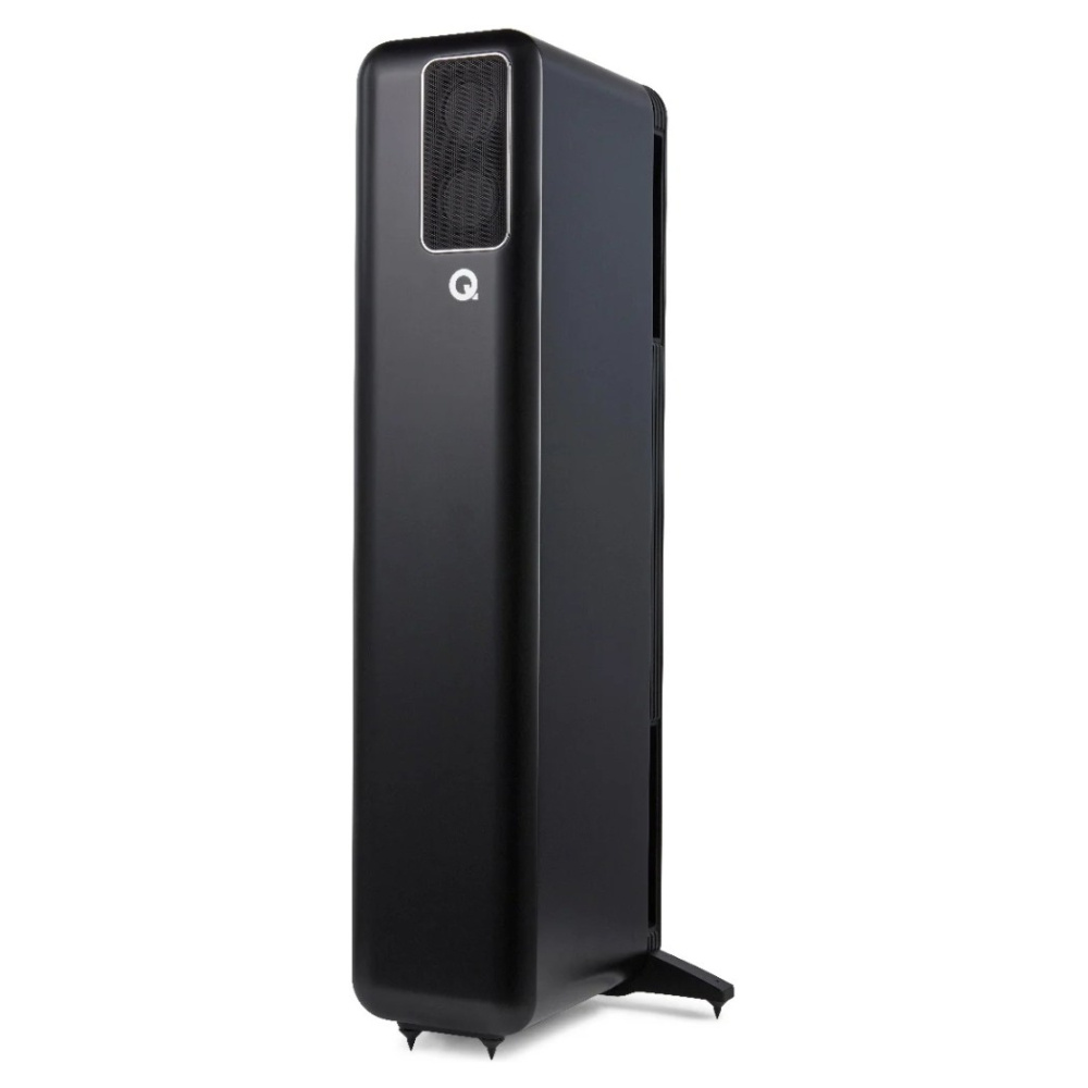 Q Acoustics QActive 400 aktive Standlautsprecher, matt schwarz, Paar