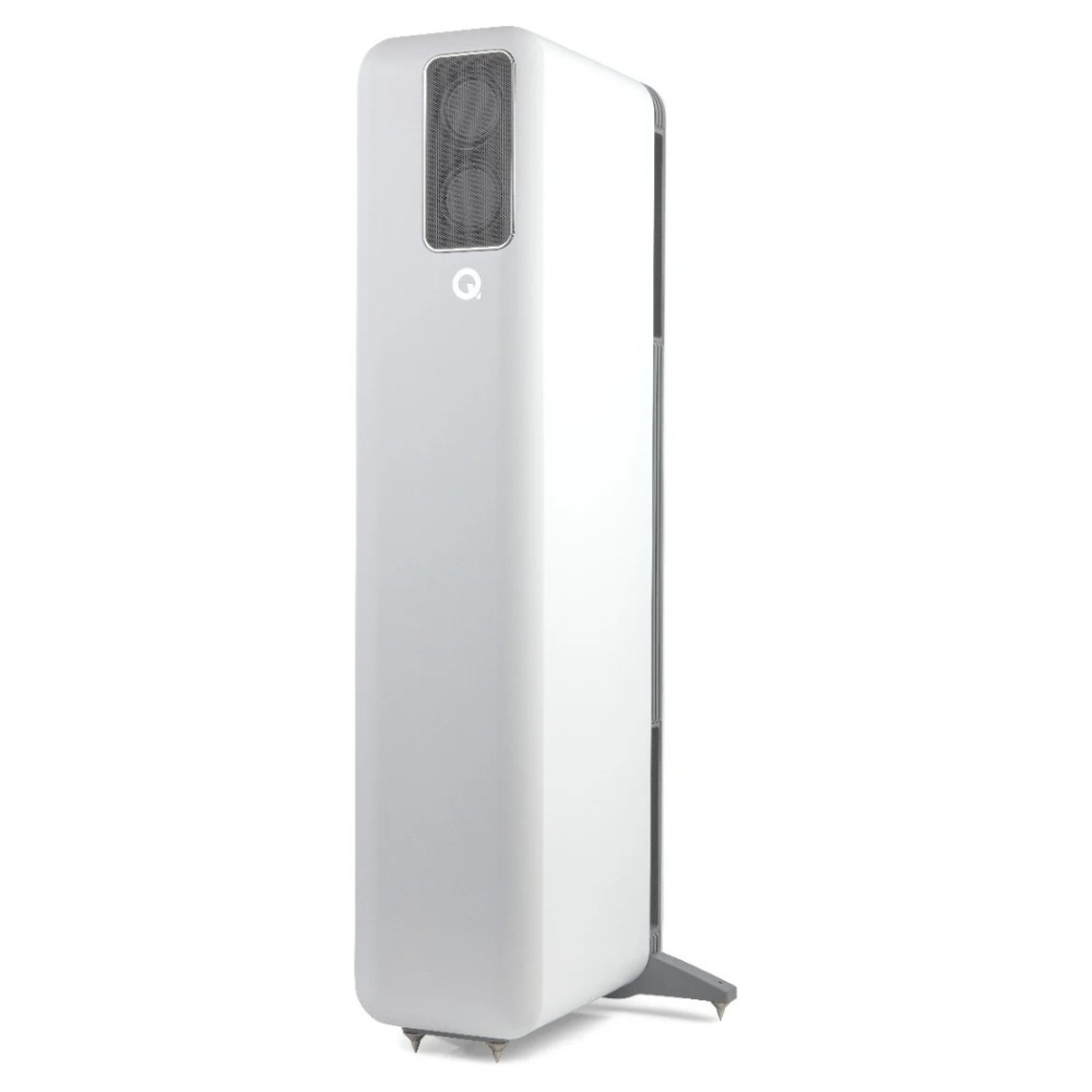 Q Acoustics QActive 400 aktive Standlautsprecher, mattweißes Paar