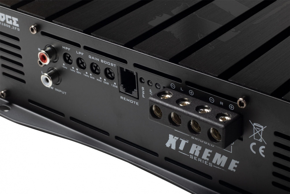 EDGE EDX1800.2FD-E0, leistungsstarke 2-Kanal-Endstufe