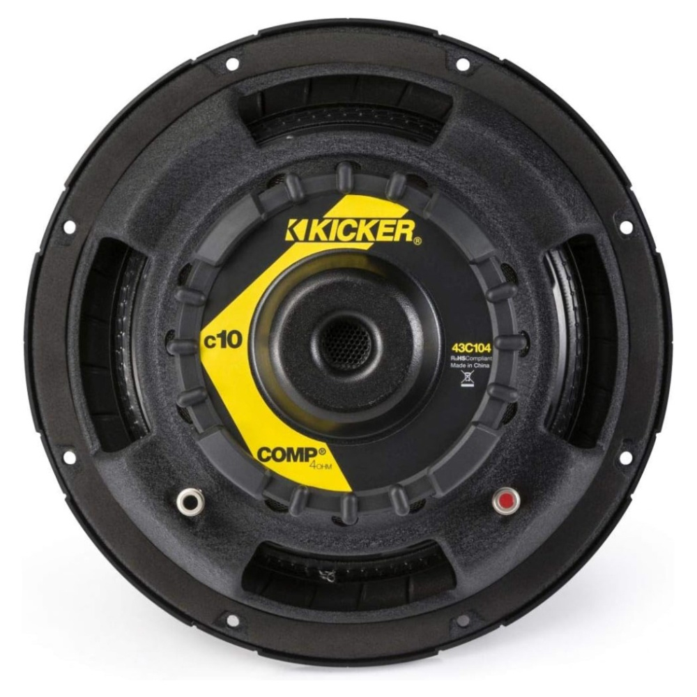 Kicker Comp C104, 10-Zoll-Subwoofer, 4 Ohm