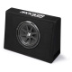 Kicker KickPack KKP210, Basspaket mit schlankem Bassreflexgehäuse mit 10-Zoll-Subwoofer, Verstärker und Verkabelung Kicker KickPack KKP210, Basspaket mit schlankem Bassreflexgehäuse mit 10-Zoll-Subwoofer, Verstärker und Verkabelung
