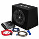 Kicker KickPack KKP212, Basspaket mit portiertem 12-Zoll-Subwoofergehäuse, Verstärker und Verkabelung Kicker KickPack KKP212, Basspaket mit portiertem 12-Zoll-Subwoofergehäuse, Verstärker und Verkabelung